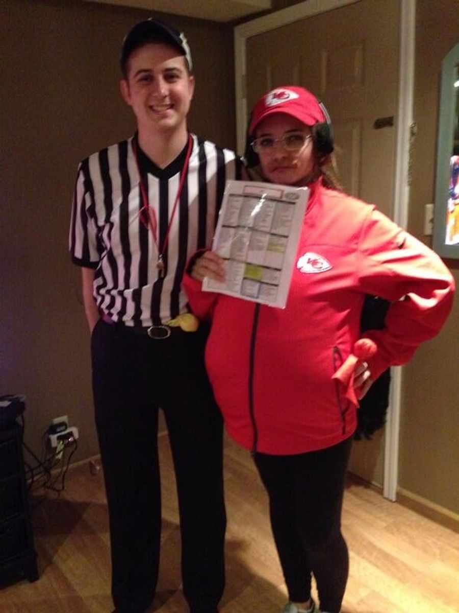 This Girl's Andy Reid Halloween Costume Is Perfect