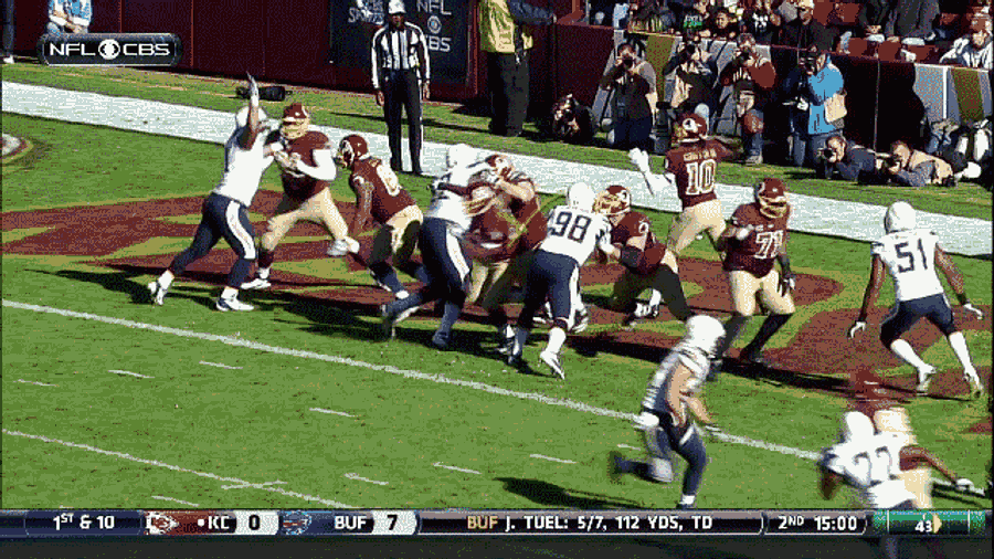 Chargers Score Extremely Disappointing Fat Guy Touchdown