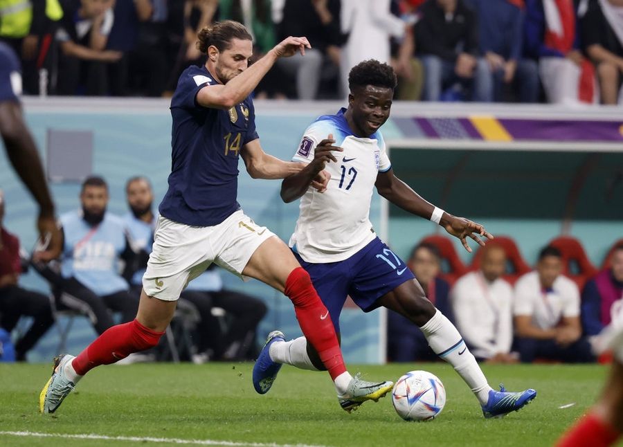 England F Bukayo Saka (Achilles) not yet '100 percent' 