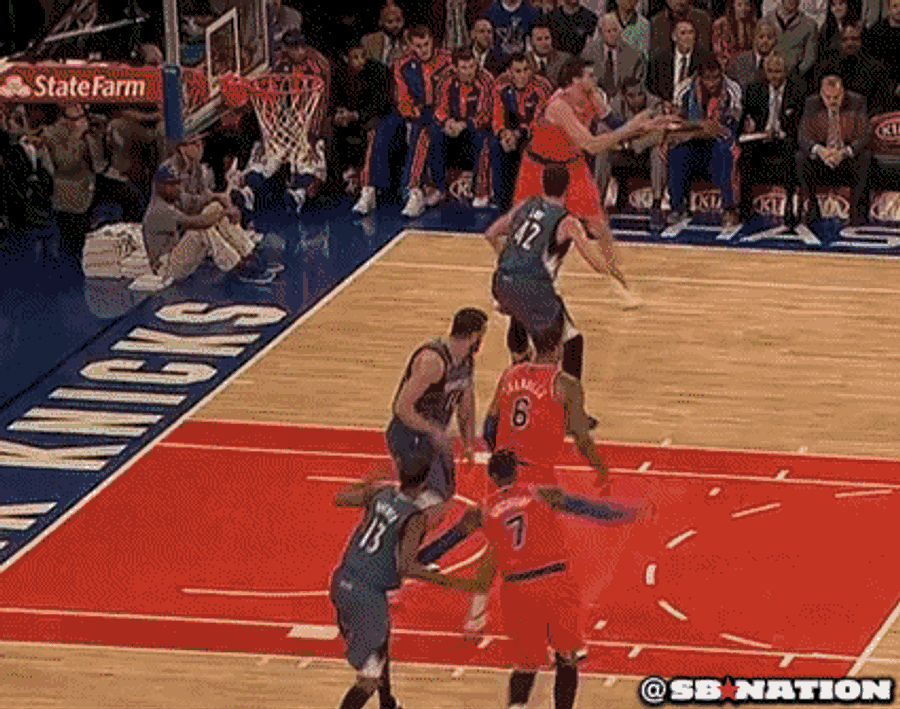 Andrea Bargnani Attempted A Reverse Dunk, And It Did Not Go Well