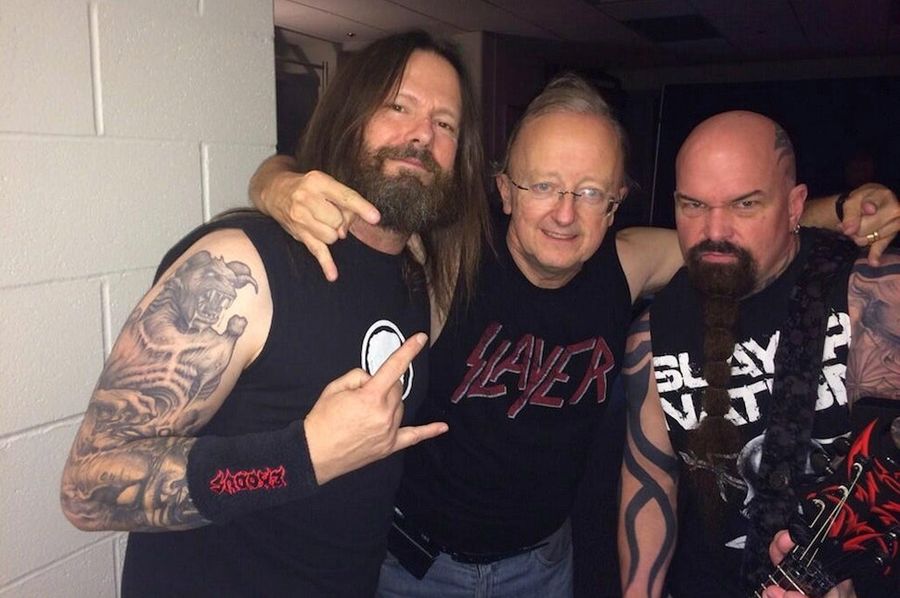 This Photo Of ESPN&#39;s John Clayton With Slayer Is Pretty Metal