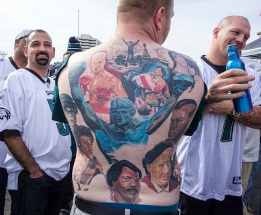 This Eagles Fan Is One Giant <em>Rocky</em> Tattoo