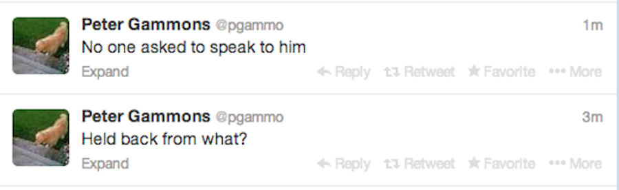 Peter Gammons: Still Really Bad At Twitter