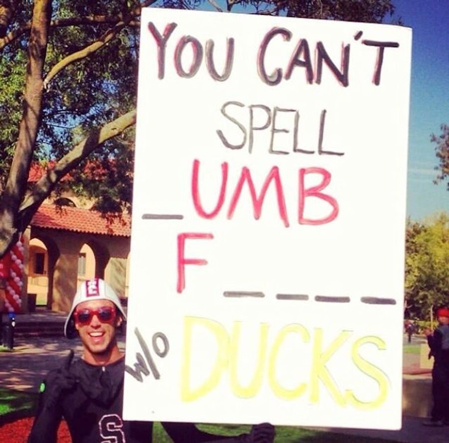 Stanford Education Used To Create <em>College GameDay</em> Sign