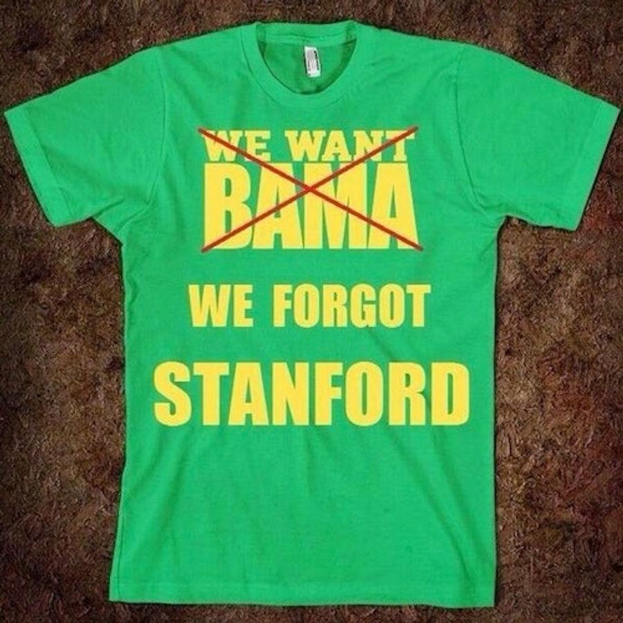 Alabama Fan Updates Oregon Fans' T-Shirts