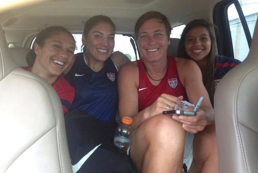 The USWNT's Bus Broke Down, So The Players Hitched A Ride With Fans