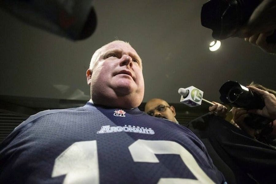 Argonauts Not Happy Rob Ford Talked About Eating Pussy In Their Jersey