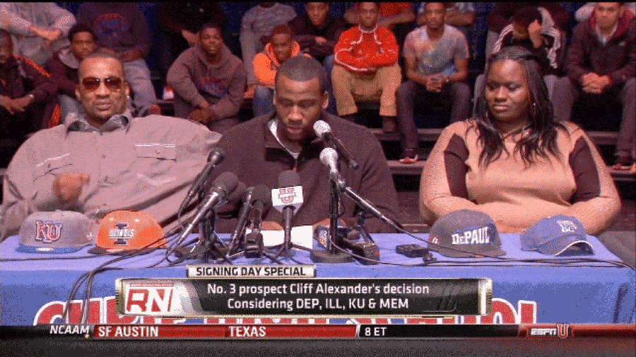 Cliff Alexander Fakes Out Illinois, Commits To Kansas Instead [Updates]