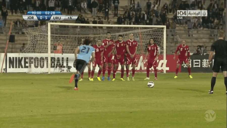 I Can&#39;t Stop Looking At This Absolutely Vicious Free Kick