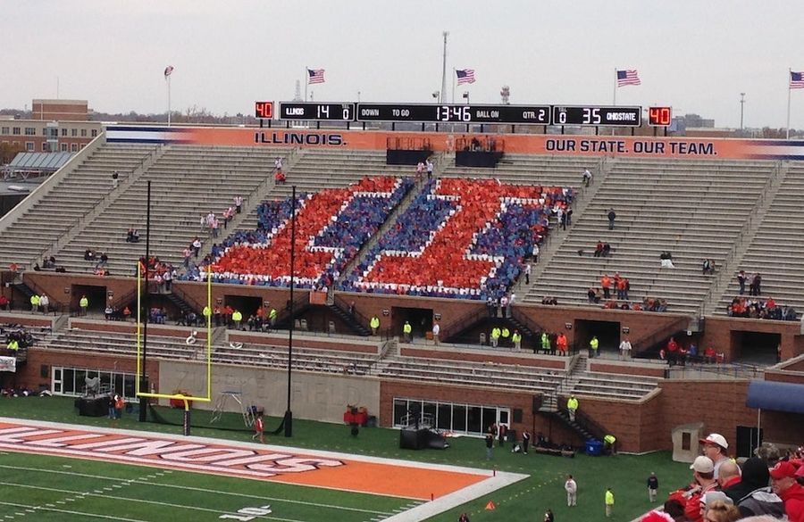 The Illinois Student Section Is The Saddest