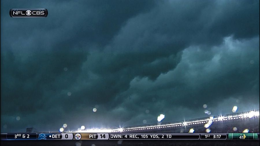 Awful Weather Suspends Ravens-Bears Game
