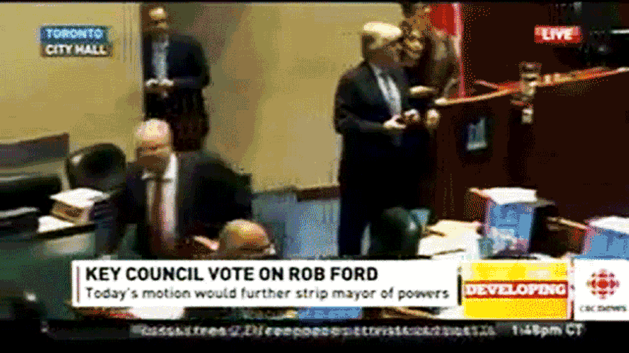 "Oh My God, He's Attacked Somebody!" Rob Ford Goes On Rampage