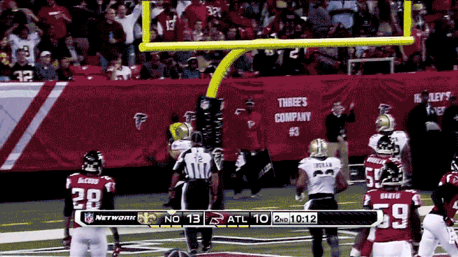 Jimmy Graham&#39;s Dunk Ruins The Goalpost