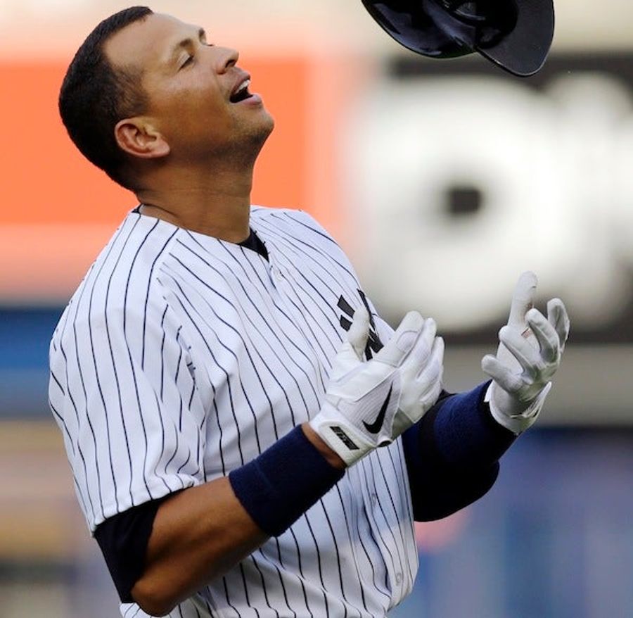 Alex Rodriguez Flips The Bat After He "Crushed" His Appeal Hearing