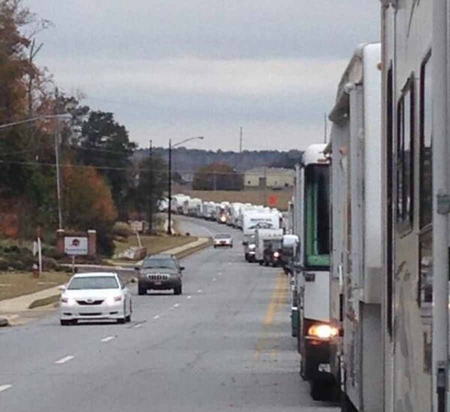 Auburn Fans Are Already Lining Up For Next Week's Iron Bowl