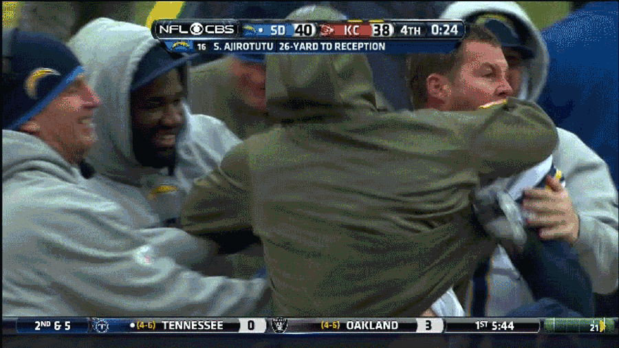 Philip Rivers Wins The Game And Makes A Bunch Of Crazy Faces