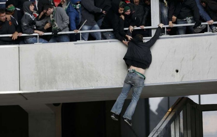 Photos: French Soccer Fans Brawl With Riot Police