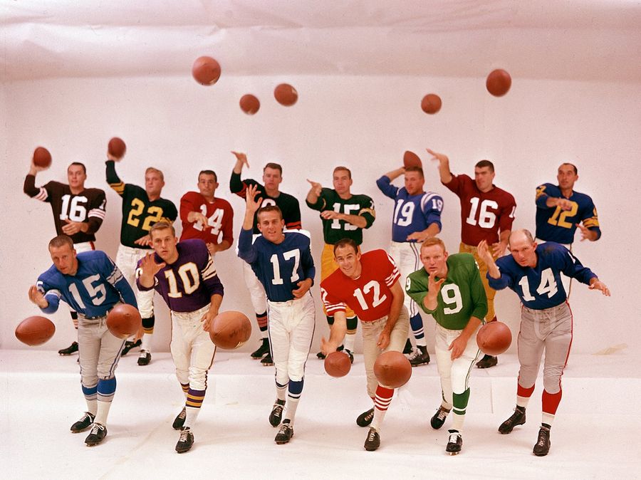 14 Hard-Nosed NFL Quarterbacks Play Nice For One Photographer