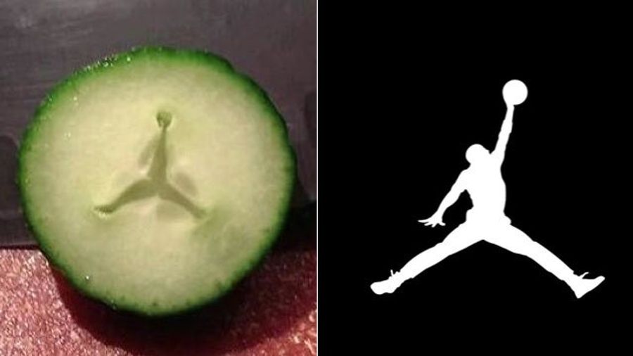 A Thanksgiving Miracle: Air Jordan Logo Appears Inside Cucumber