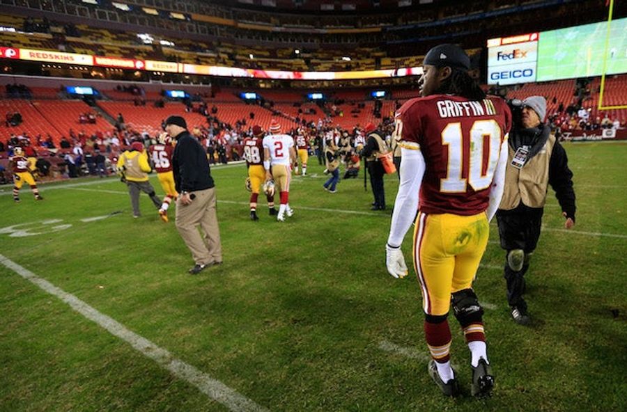RGIII Has To Respond To Dad-In-Locker-Room Weirdness