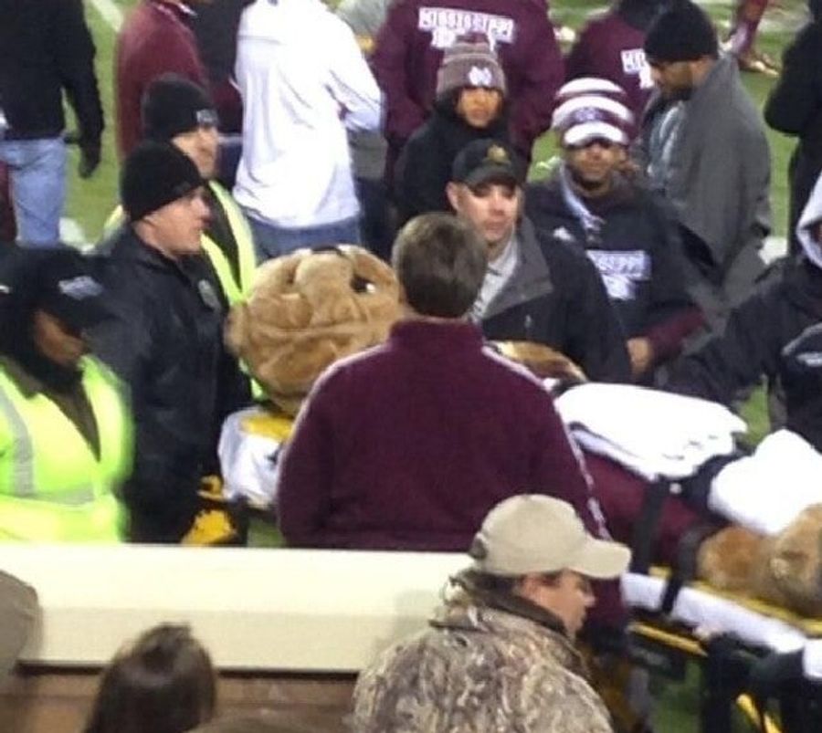 Why Is A Mascot Getting Hurt Funny?