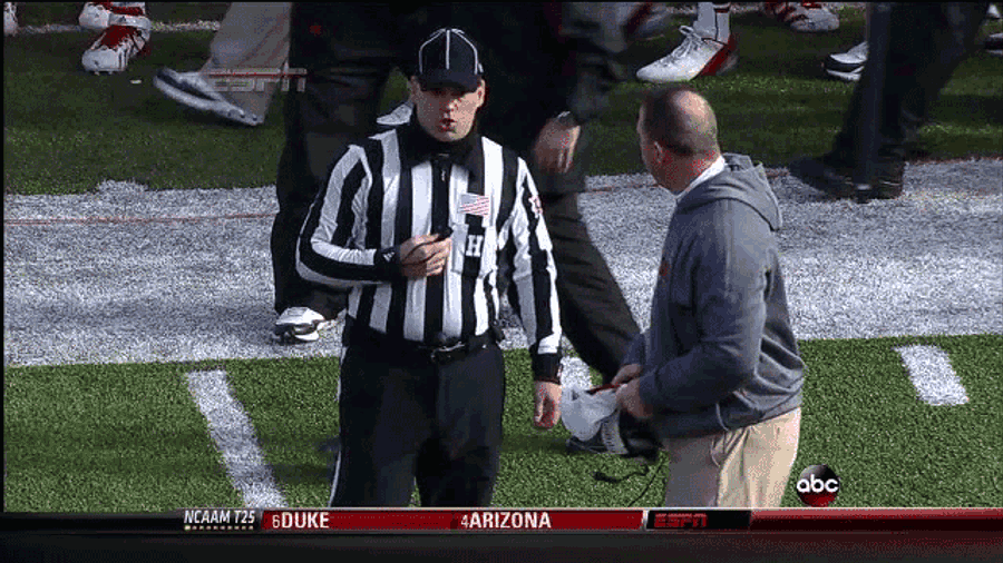 Furious Bo Pelini Nearly Hits Official With His Hat