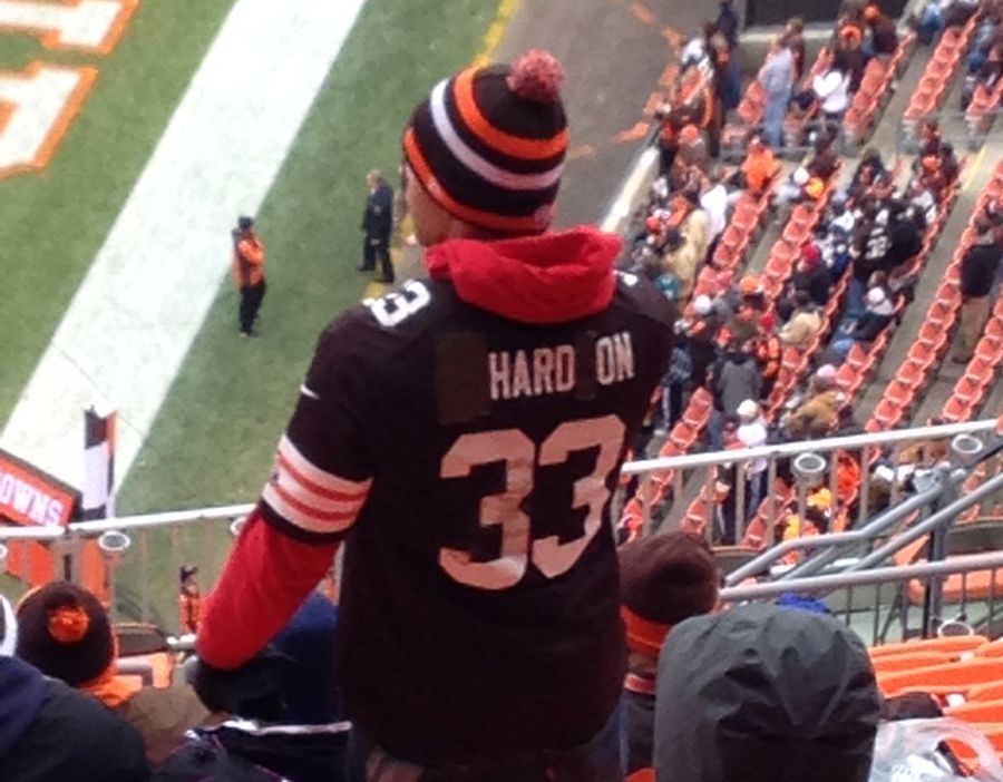 Browns Fan Vastly Improves Old Trent Richardson Jersey