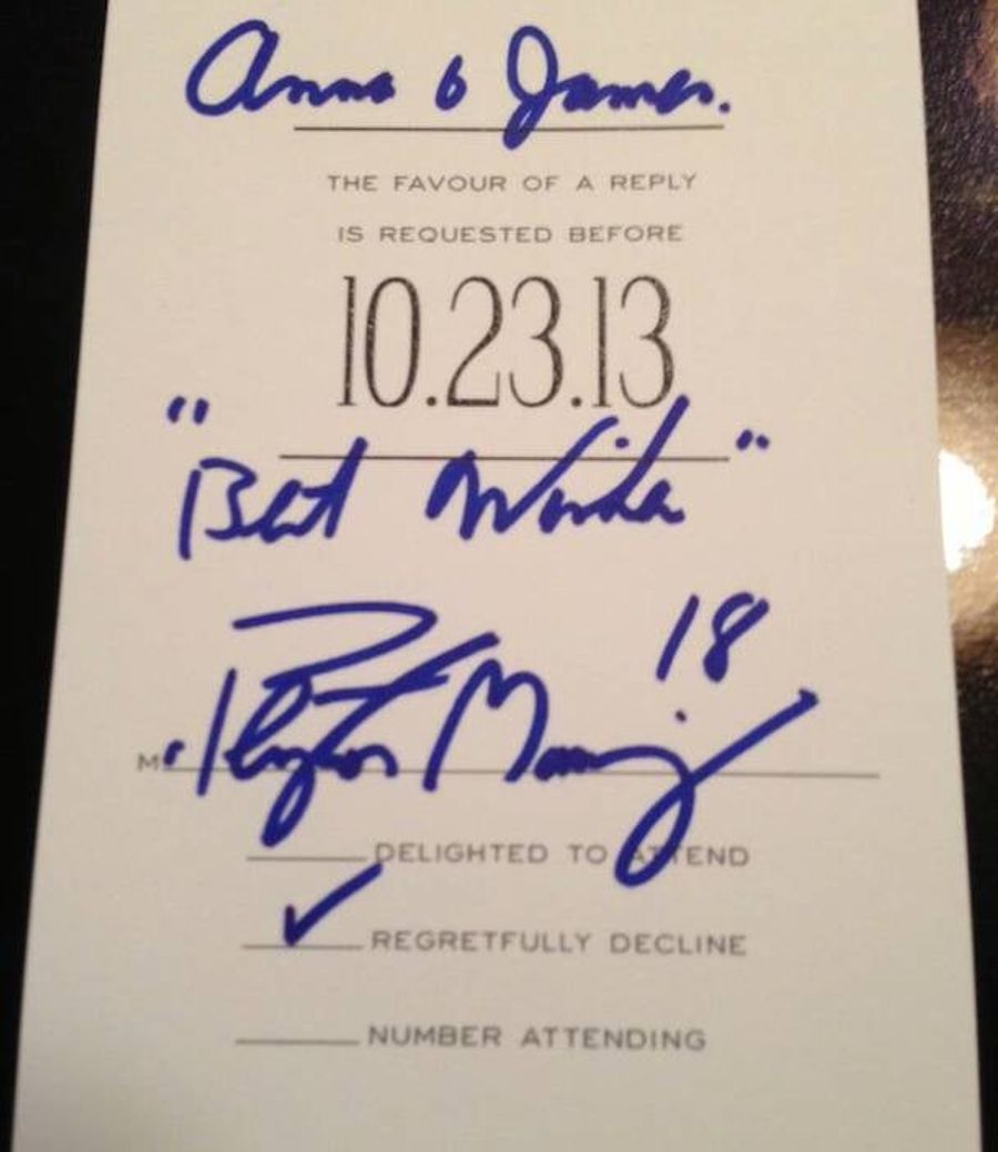 If You Want Athletes&#39; Autographs, Invite Them To Your Wedding