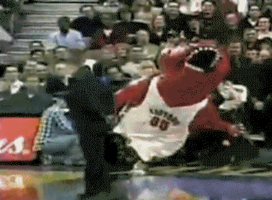 Man Pops Out Of Mascot Costume To Propose To Bulls Cheerleader