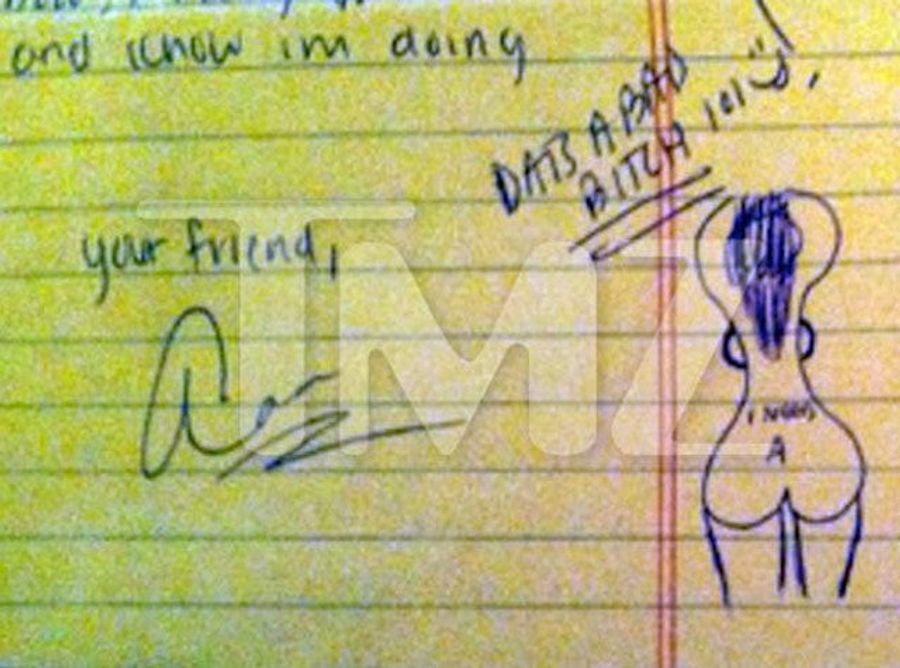 Aaron Hernandez, Just Doodling Lady Butts