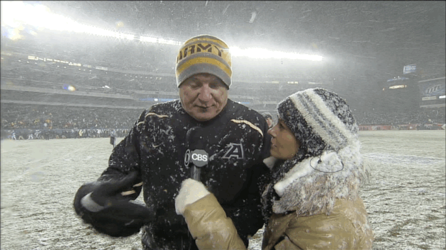 I Can't Stop Watching This Snowflake Dive Bomb The CBS Camera
