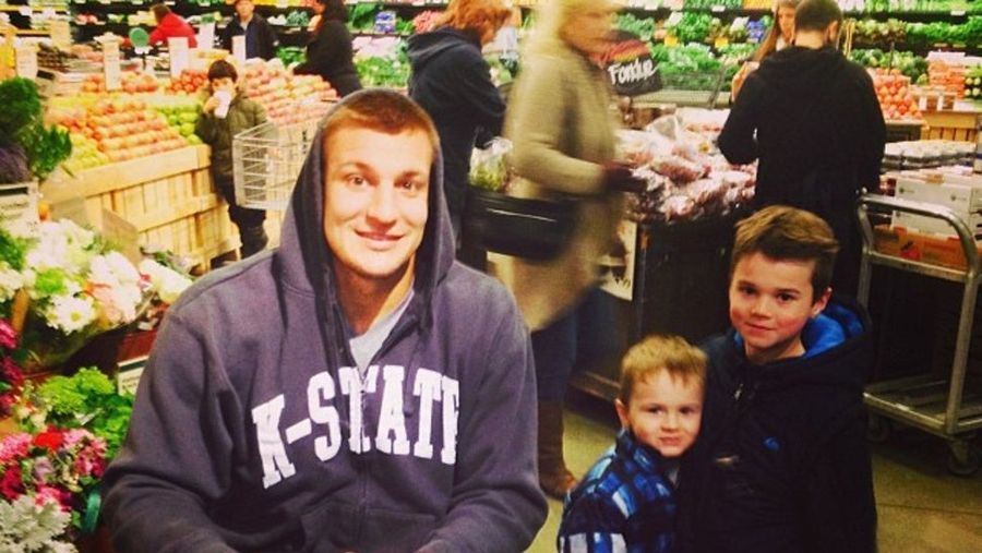 Here's Sad Rob Gronkowski In A Motorized Scooter
