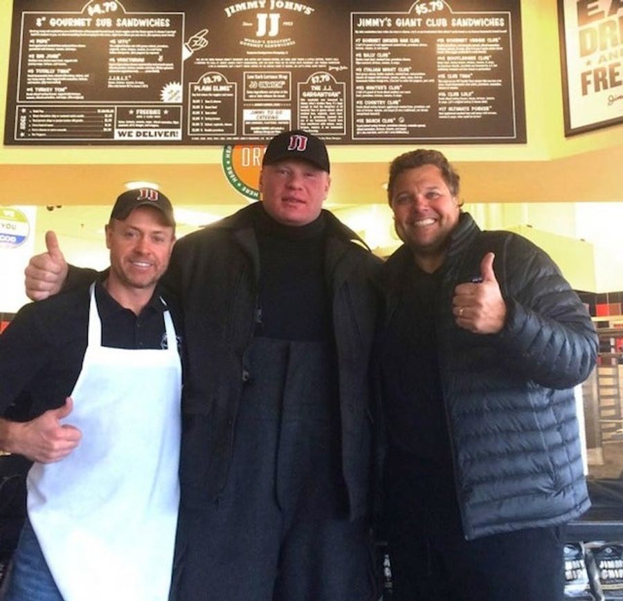 What The Hell Is Going On With Brock Lesnar&#39;s Pants?