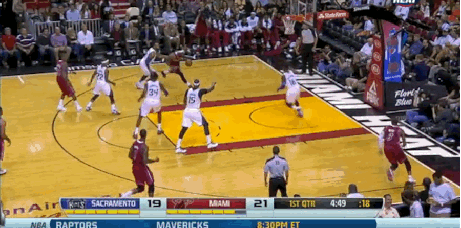 LeBron James, In American Airlines Arena, With All The Power