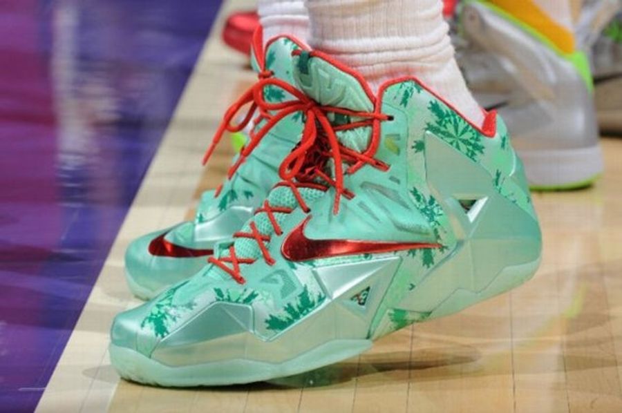 The Holiday-Themed Sneakers NBA Players Wore On Christmas Day