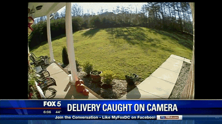 Delivery Man Fired After Camera Catches Him Flinging Package