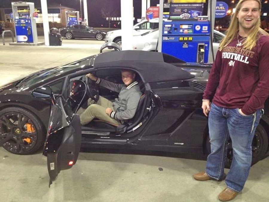 Lamborghini Driver Is Impersonating MSU FB Player? [UPDATE: Not Really]
