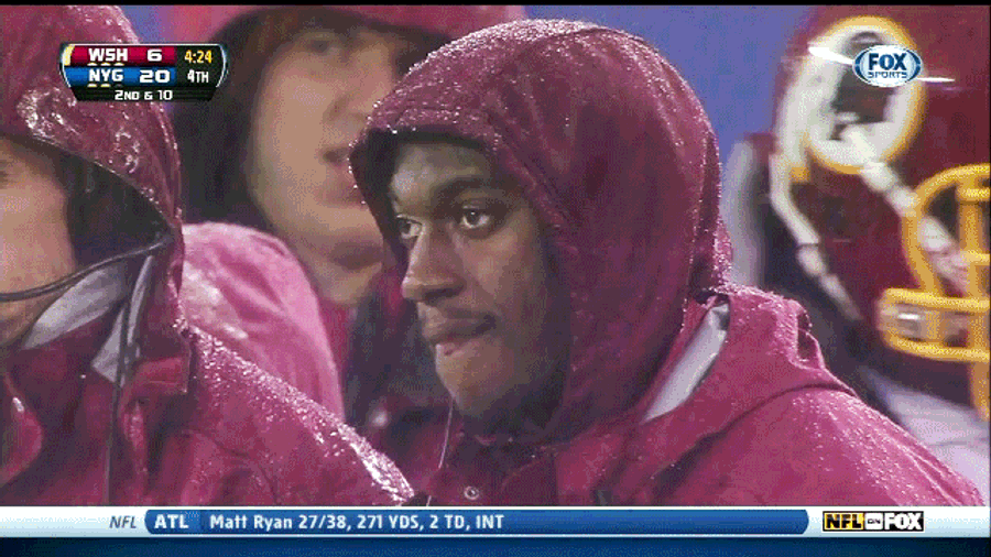 RG3 Does Weird Things With His Tongue