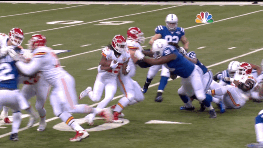 Jamaal Charles Left The Game After This Play