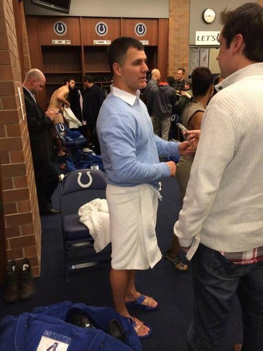 Colts Have New Idiot Kicker: Punter Tweets Half-Nude Pic Of Andrew Luck