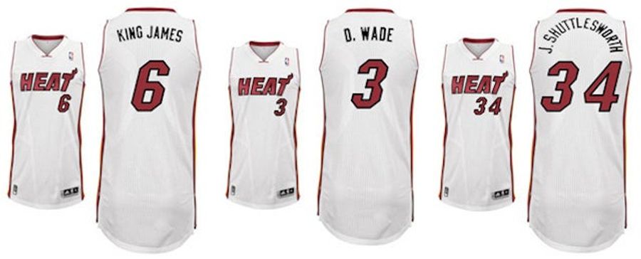 Heat And Nets Reveal Nickname Jerseys