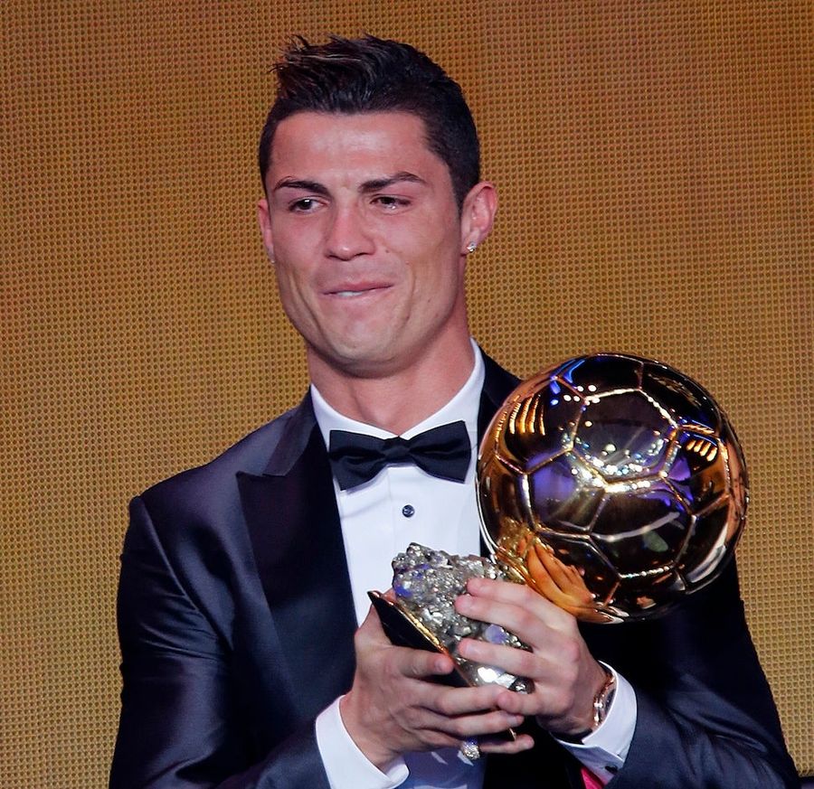 Cristiano Ronaldo Cries After Winning Ballon D&#39;Or