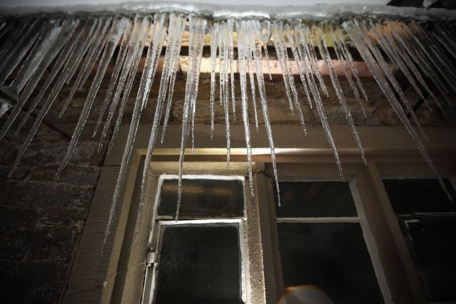 Old Man Asked To Stop Shooting Icicles On His House