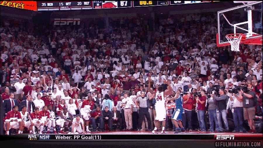 Arkansas Upsets Kentucky With Overtime Tip-Slam Buzzer Beater