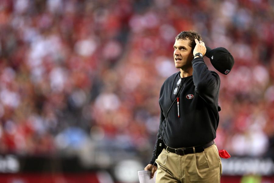 Jim Harbaugh Wears $8 Walmart Khakis
