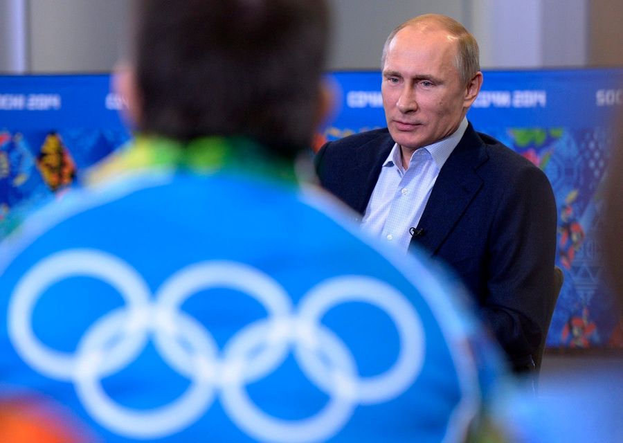 Vladimir Putin Warns Gay Olympic Visitors To &quot;Leave Children Alone&quot;