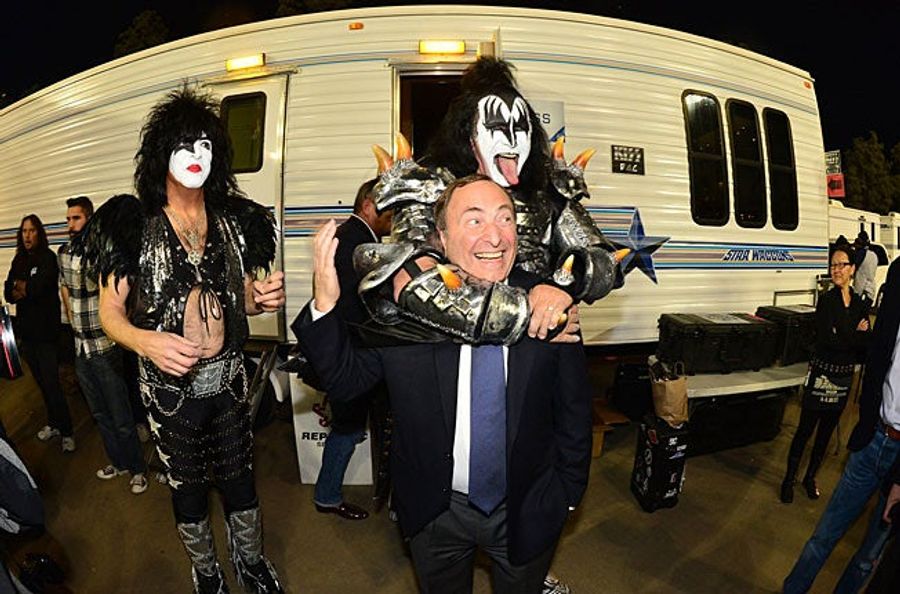Here Is An Important Photo Of Gary Bettman and KISS