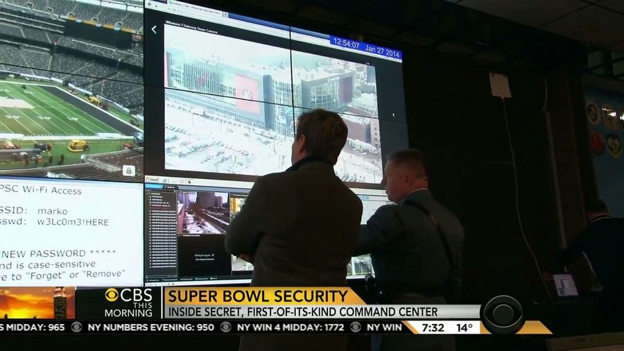 CBS Broadcasts Wi-Fi Password For Secret Super Bowl Security Center