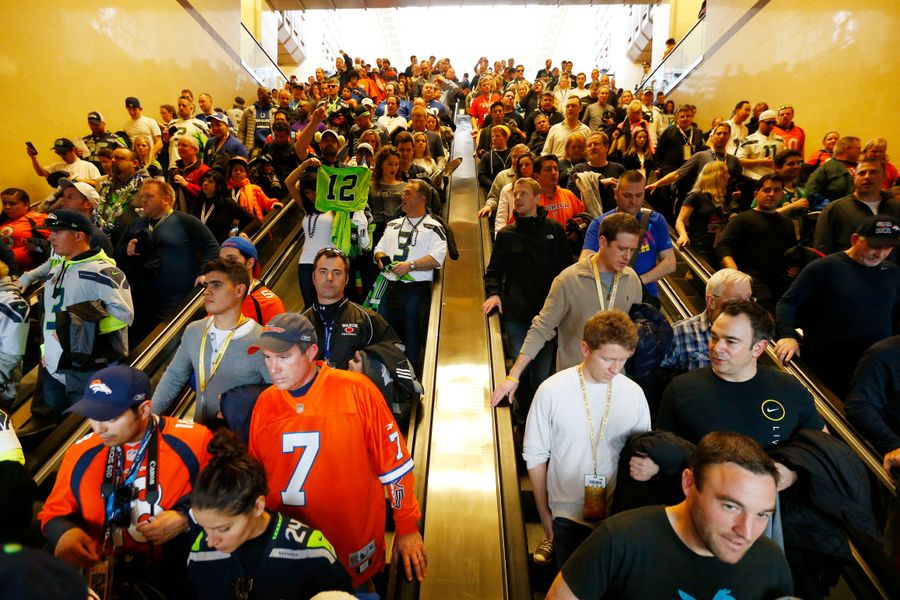 Scenes From The Super Bowl Transit Nightmare