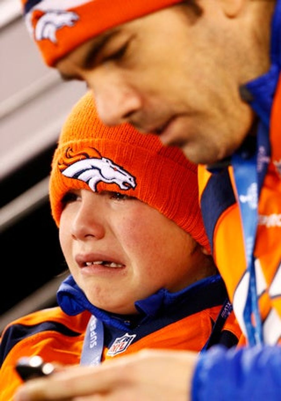 Crying Broncos Kid Is The Face Of The Super Bowl